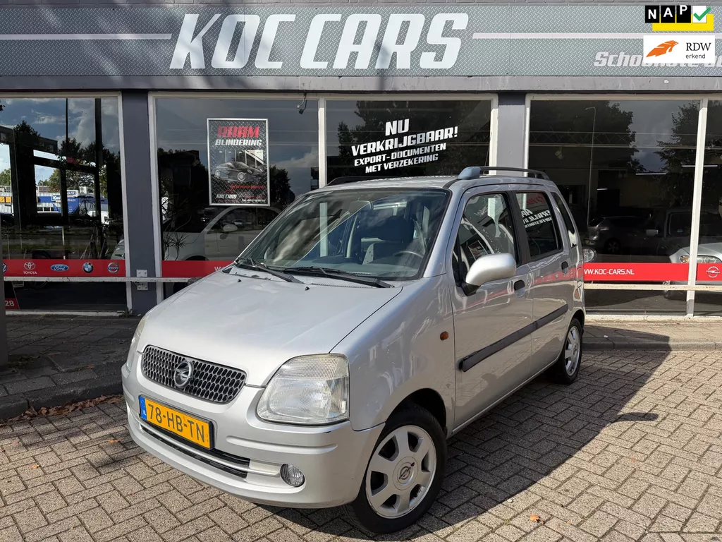 Opel Agila 1.2-16V Elegance NIEUWE APK